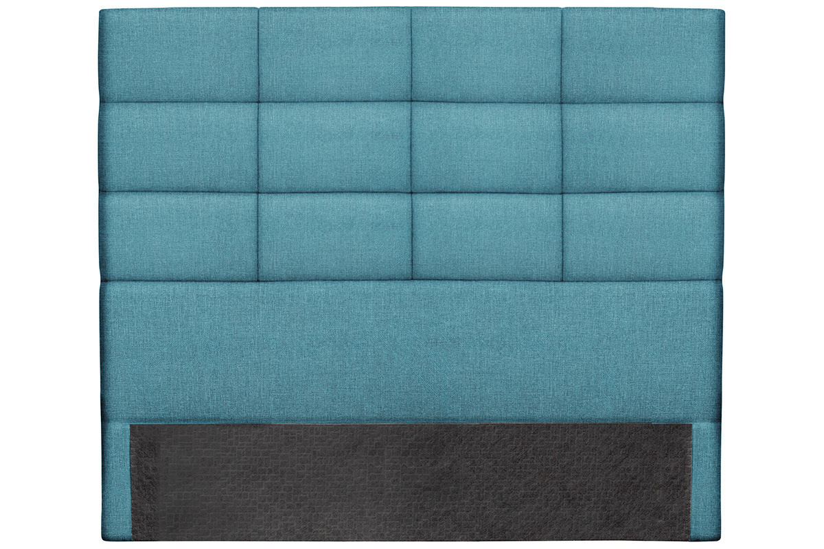 Bettkopfteil, modern, aus blaugrnem Stoff, 160 cm ANATOLE