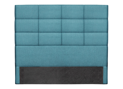 Bettkopfteil, modern, aus blaugrünem Stoff, 160 cm ANATOLE - Bettkopfteil, modern, aus blaugrünem Stoff, 160 cm ANATOLE