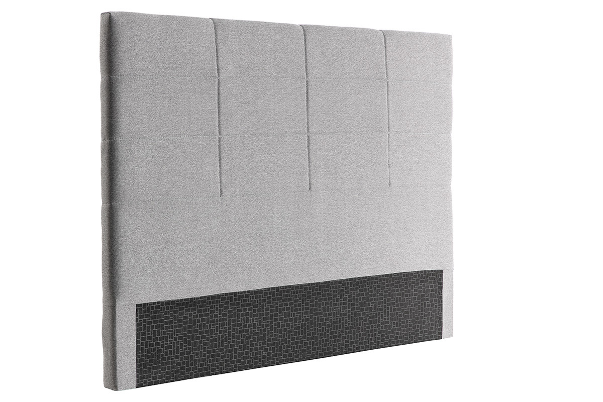 Bettkopfteil modern grauer Stoff 160 cm ANATOLE