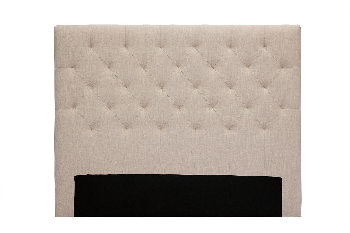 Bettkopfteil, naturfarbener Stoff, 140 cm ENGUERRAND