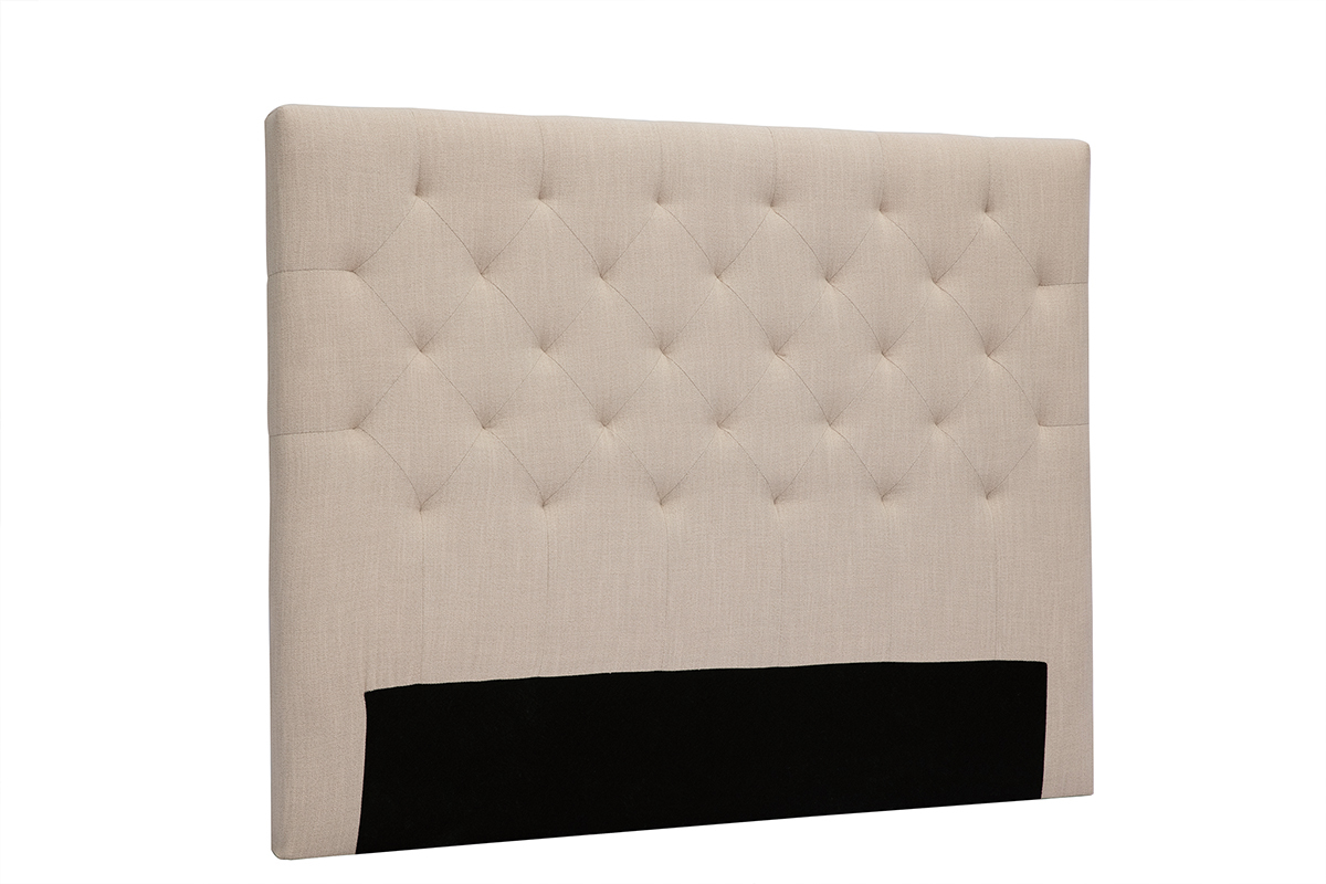 Bettkopfteil, naturfarbener Stoff, 140 cm ENGUERRAND