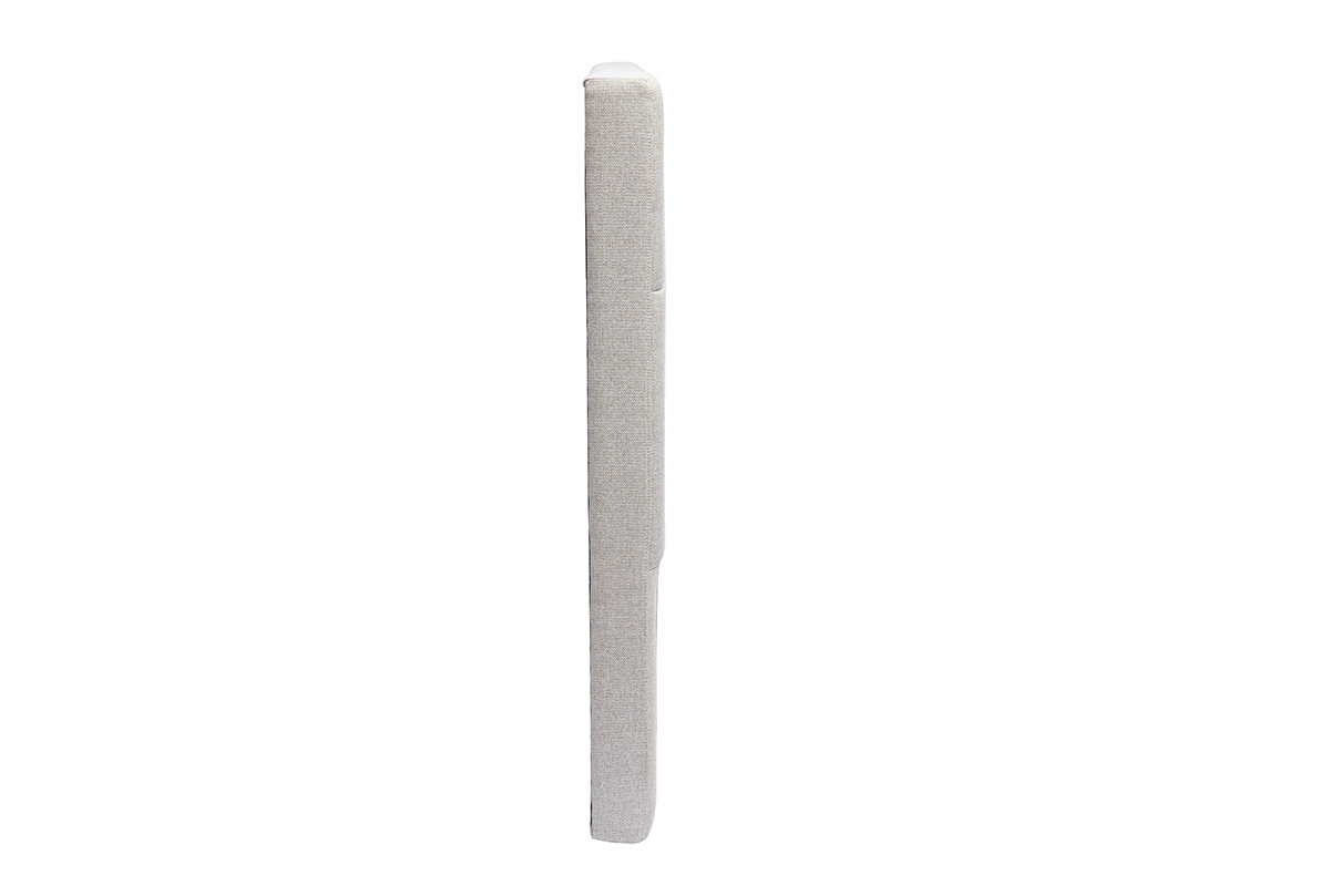 Bettkopfteil, naturfarbener Stoff, 160 cm CLOVIS