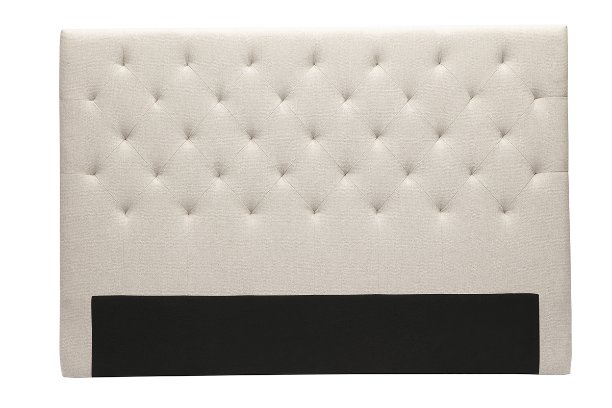 Bettkopfteil, naturfarbener Stoff, 160 cm ENGUERRAND