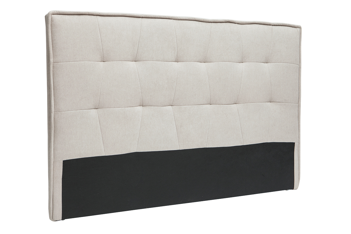 Bettkopfteil Samteffekt Beige 170 cm SUKA