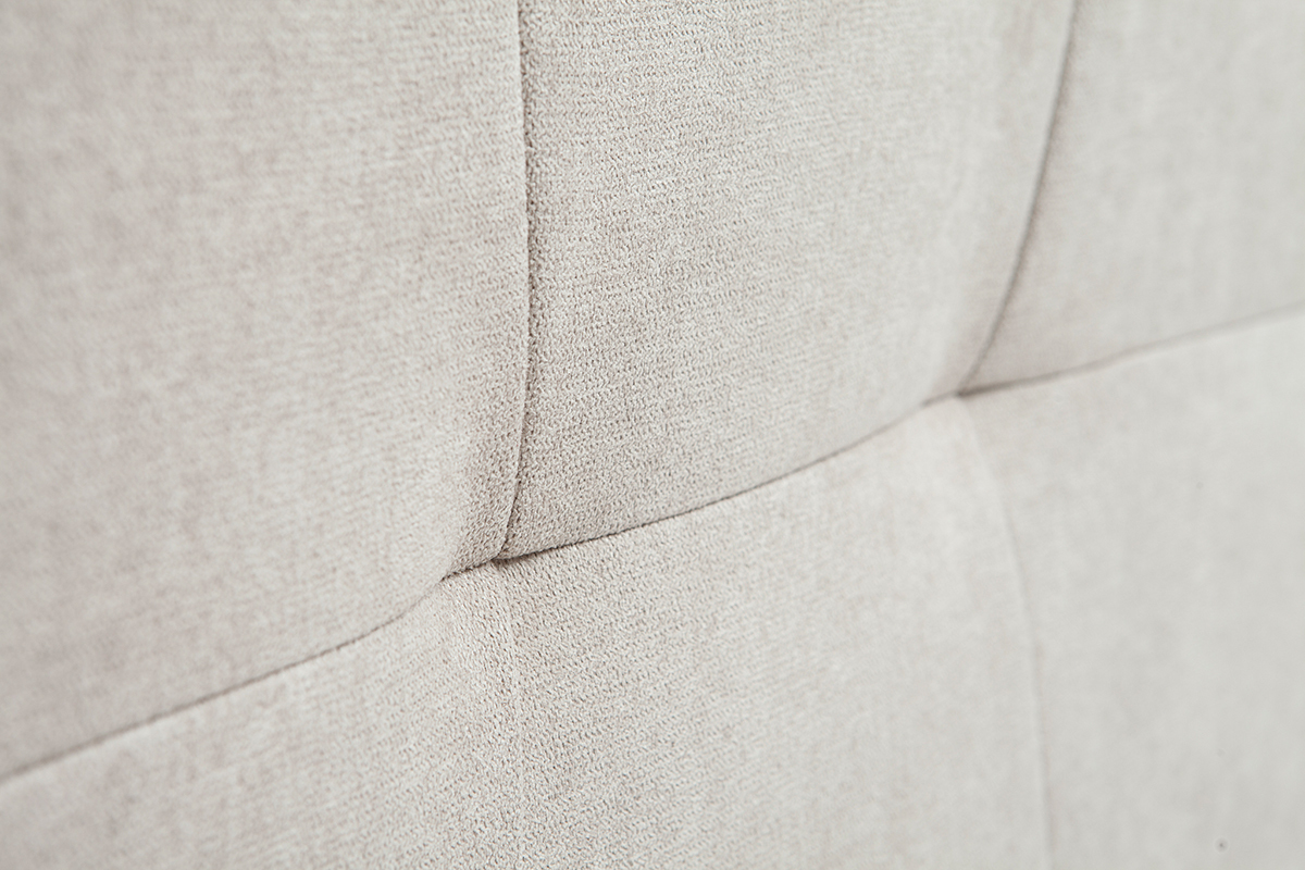 Bettkopfteil Samteffekt Beige 170 cm SUKA