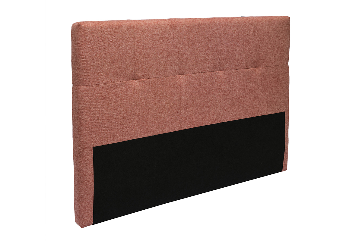 Bettkopfteil Stoffe Terracotta mit Samteffekt 160 cm CLOVIS