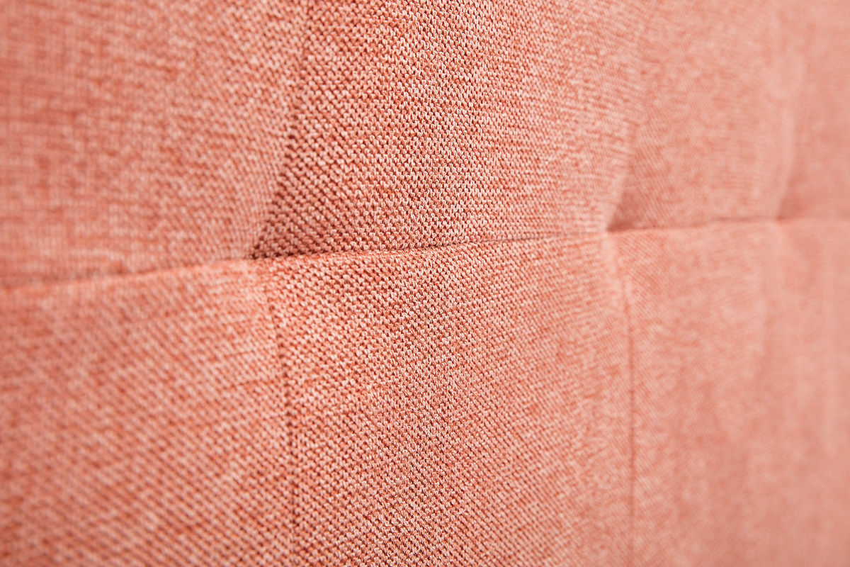 Bettkopfteil Stoffe Terracotta mit Samteffekt 160 cm CLOVIS