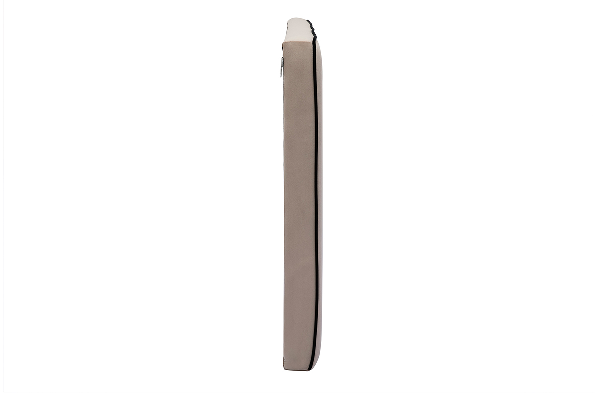 Bettkopfteil zum Aufhngen B160 cm taupefarbener Samtstoff LILY