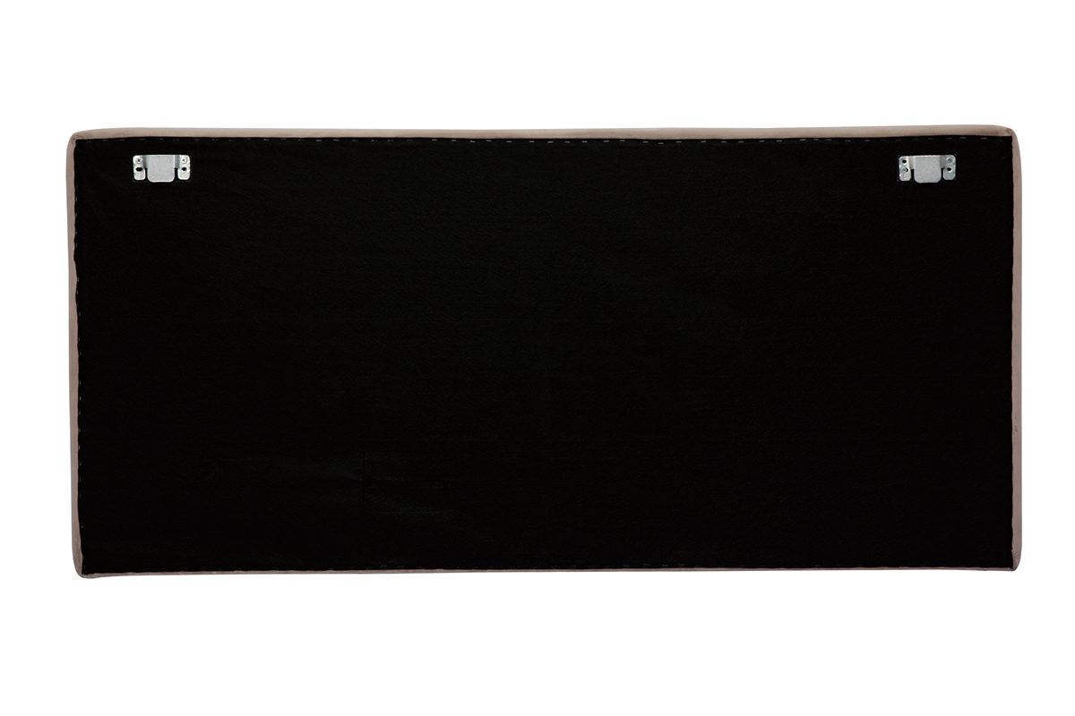 Bettkopfteil zum Aufhngen B160 cm taupefarbener Samtstoff LILY