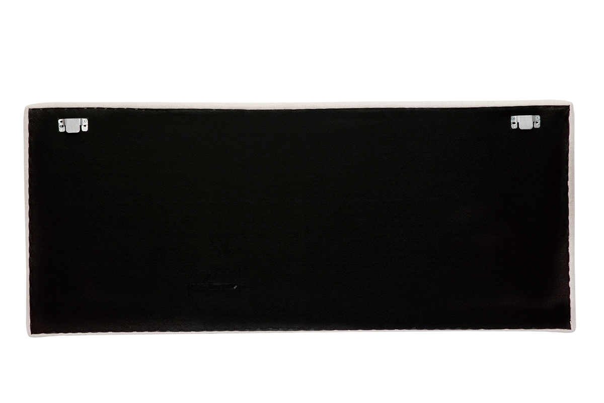 Bettkopfteil zum Aufhngen B180 cm beiger Stoff LILY