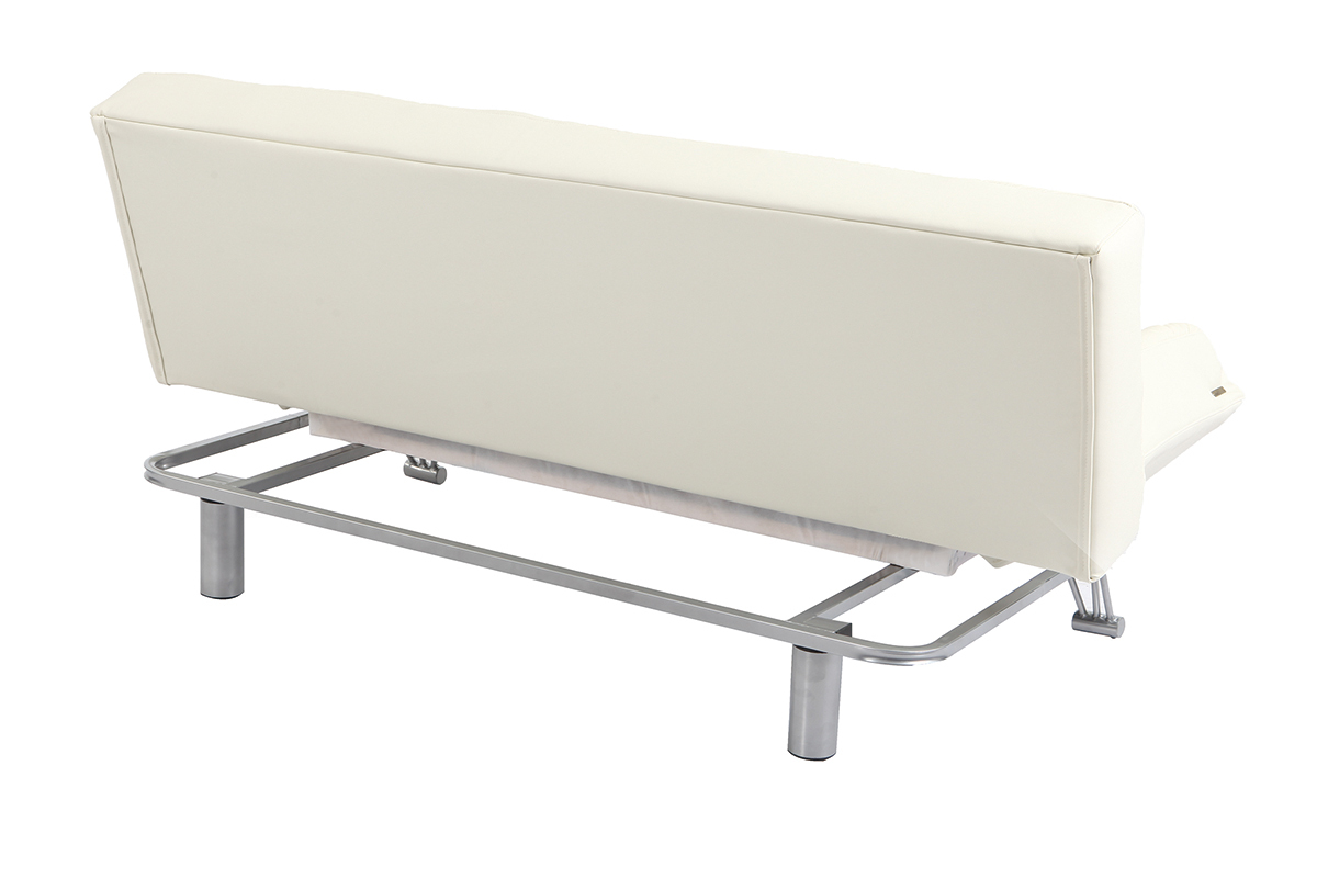 Bettsofa Manhatten aus wollweiem Leder 3 Sitzpltze - Rindsleder