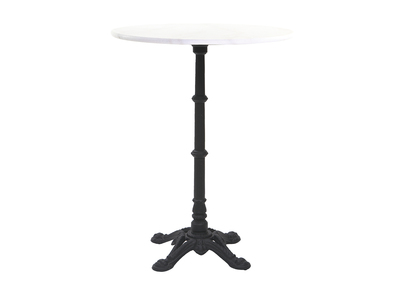 Bistrotisch Bartisch rund aus Marmor und Metall CONTY - Bistrotisch Bartisch rund aus Marmor und Metall CONTY