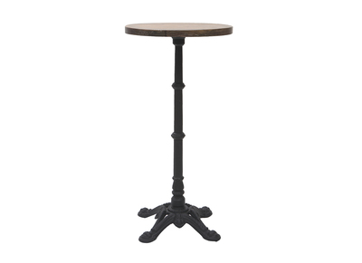 Bistrotisch Bartisch rund Holz und Metall CONTY - Bistrotisch Bartisch rund Holz und Metall CONTY
