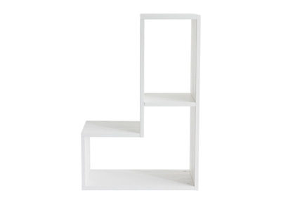 B&uuml;cherregal aus Kiefernholz Wei&szlig; DETTO