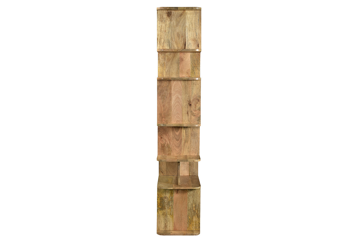 Bcherregal aus massivem Mangoholz RUPAH