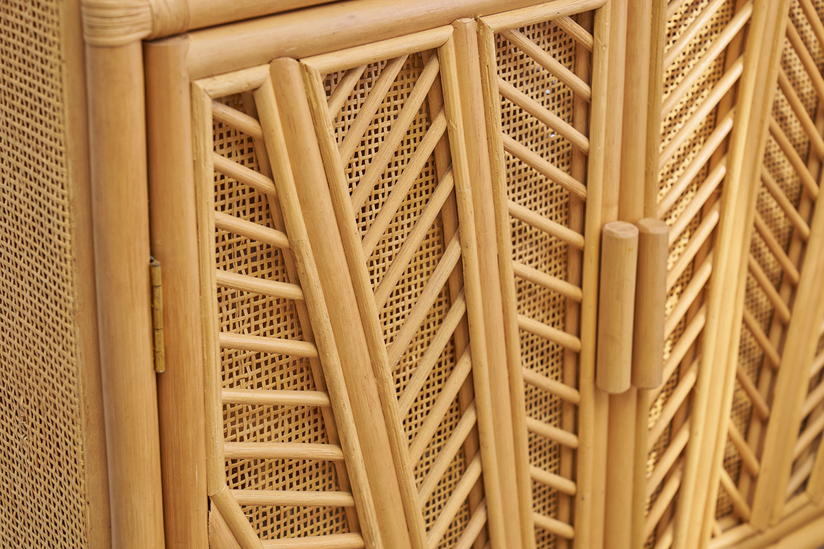 Bcherregal aus Rattan H180 cm GALON