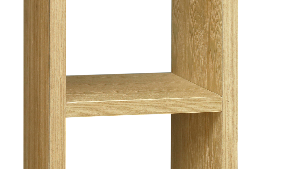 Bcherregal-Design helles Holz L120 cm WALANG