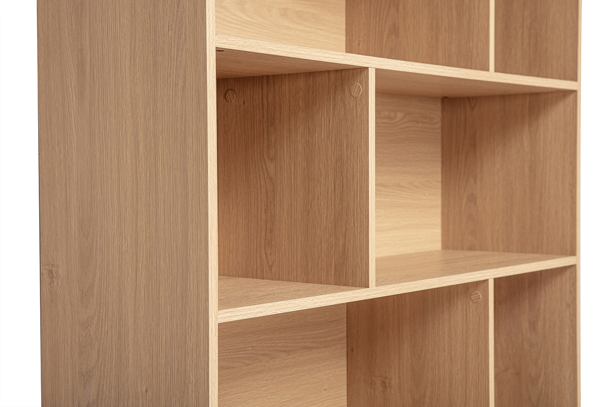 Helles Holzregal mit 8 F�chern, vergr��erte Ansicht.