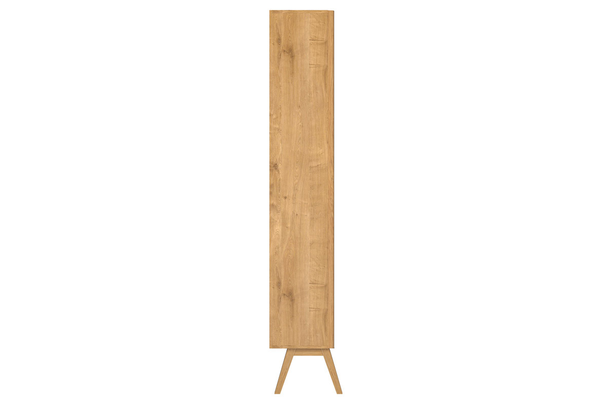 Bcherschrank POTTER skandinavische Eiche und wei