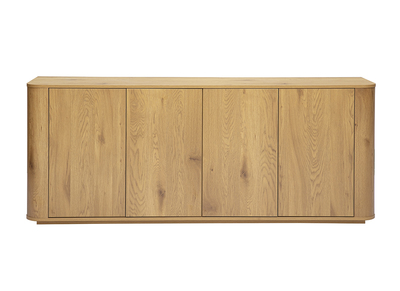 Buffet in hellem Holz Eiche, 4 T&uuml;ren, L180 cm NEGAN