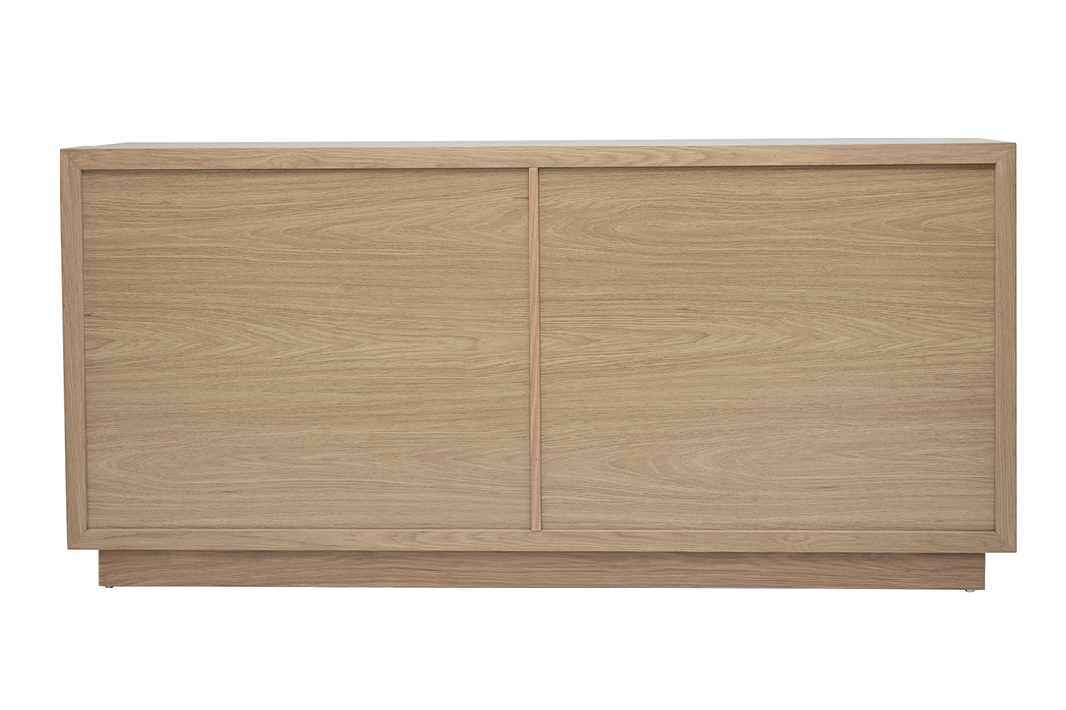 Buffet mit Fischgrtmuster in hellem Eichenholz L160 cm ARROW