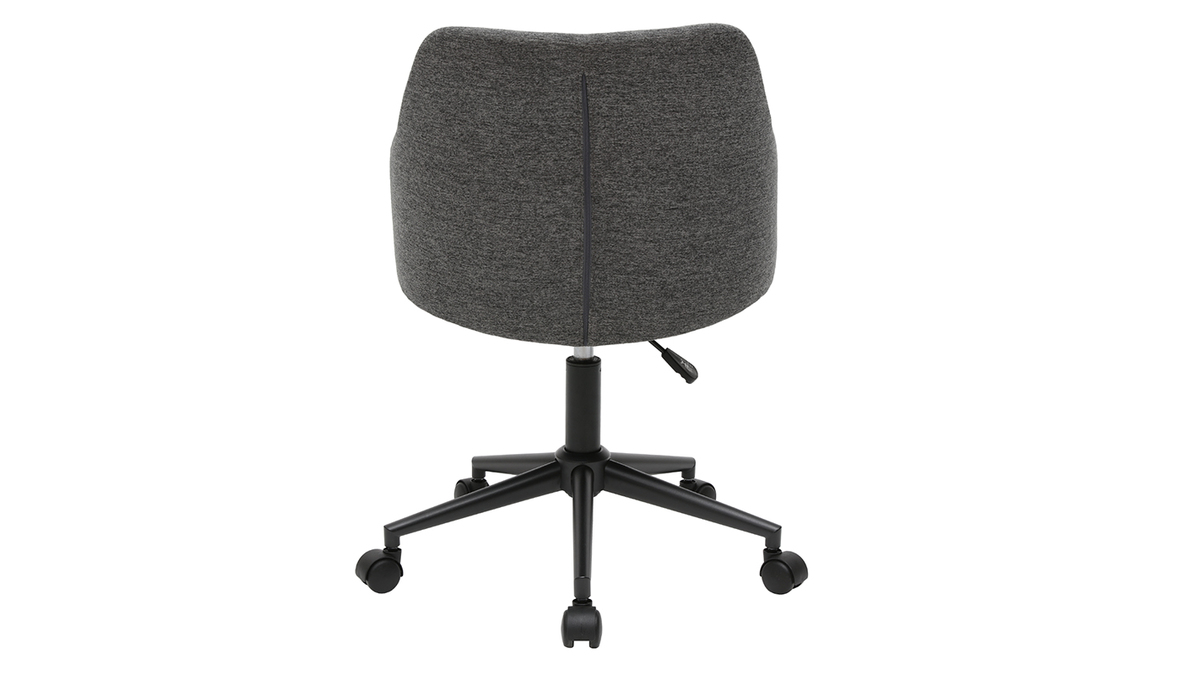 Brosessel modern grauer Stoff HEMMY