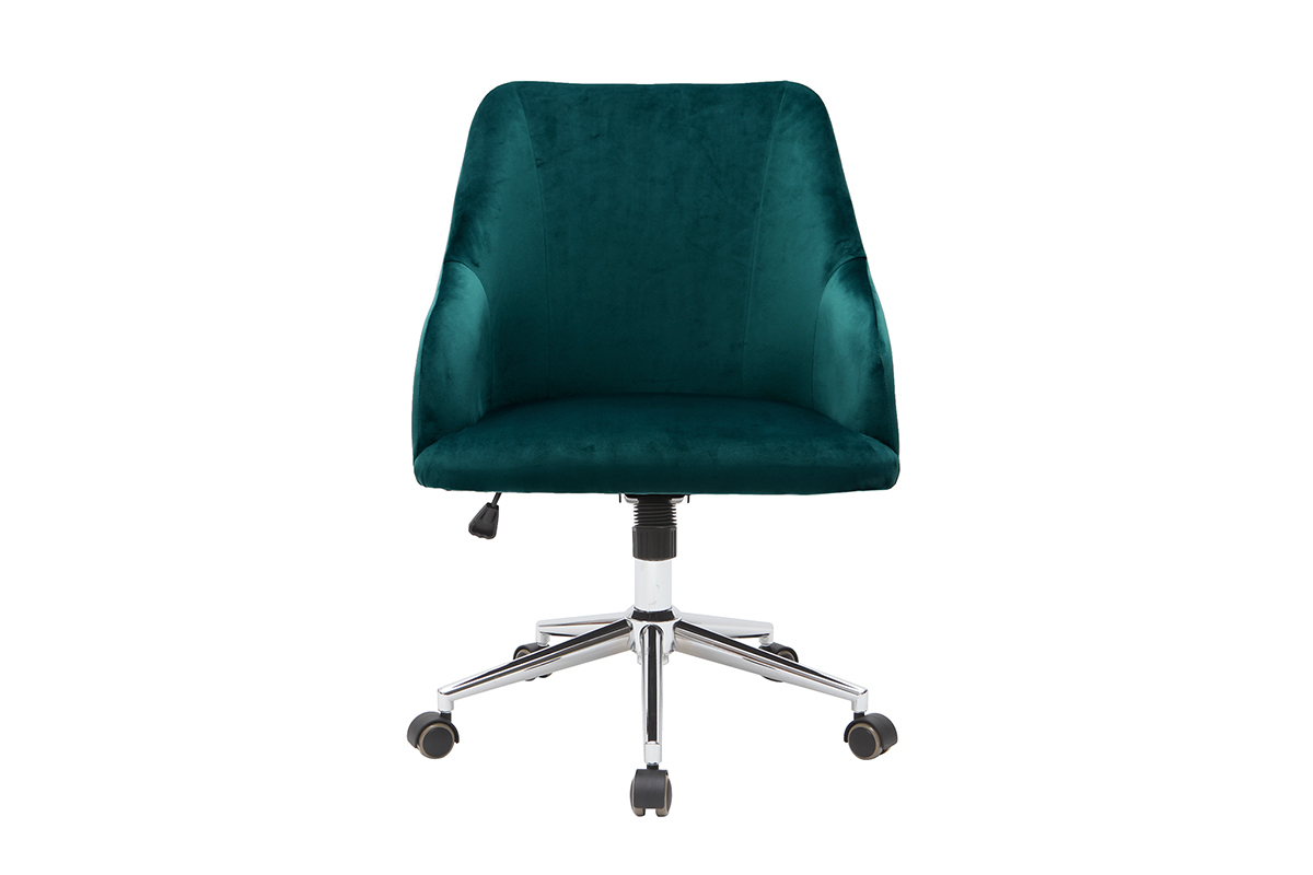Brosessel Samt Petrolblau SCARLETT