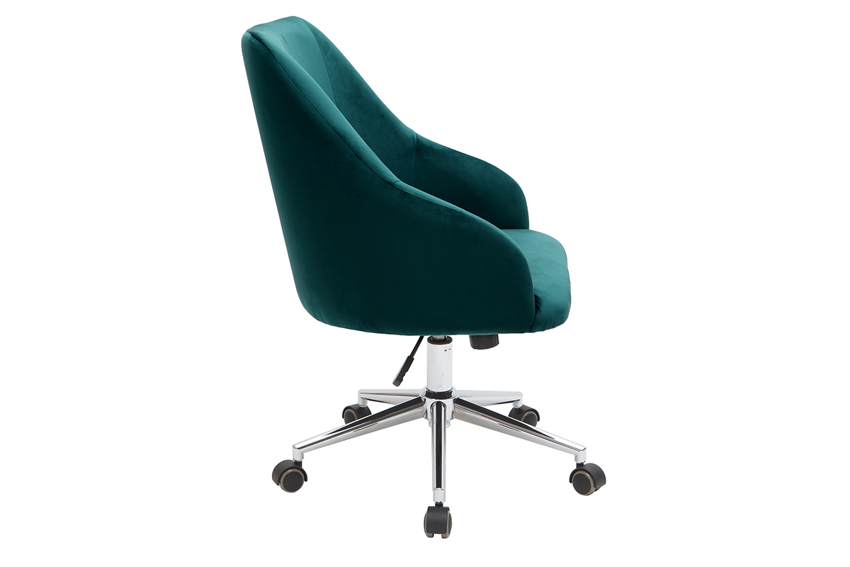 Brosessel Samt Petrolblau SCARLETT
