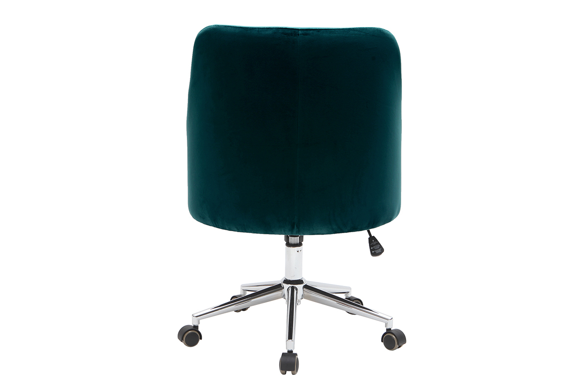 Brosessel Samt Petrolblau SCARLETT