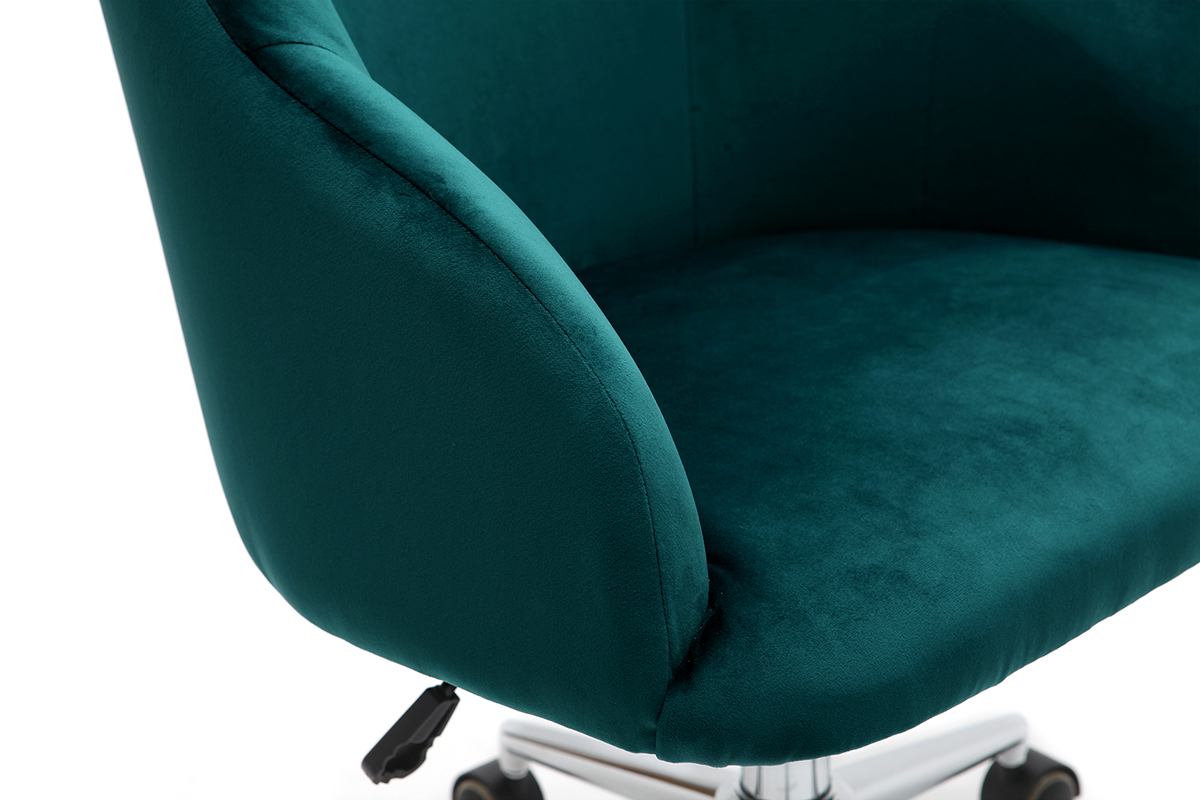 Brosessel Samt Petrolblau SCARLETT