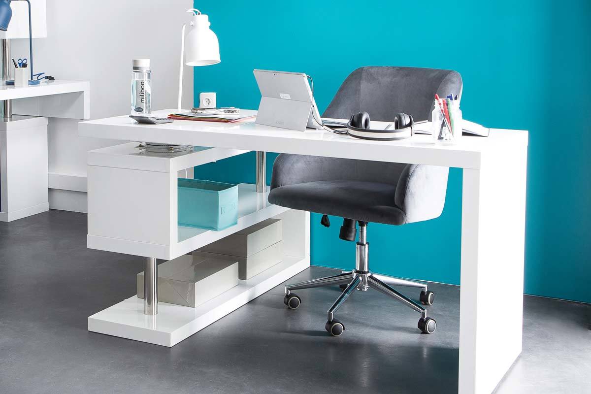 B�rosessel Velours Bordeauxrot SCARLETT