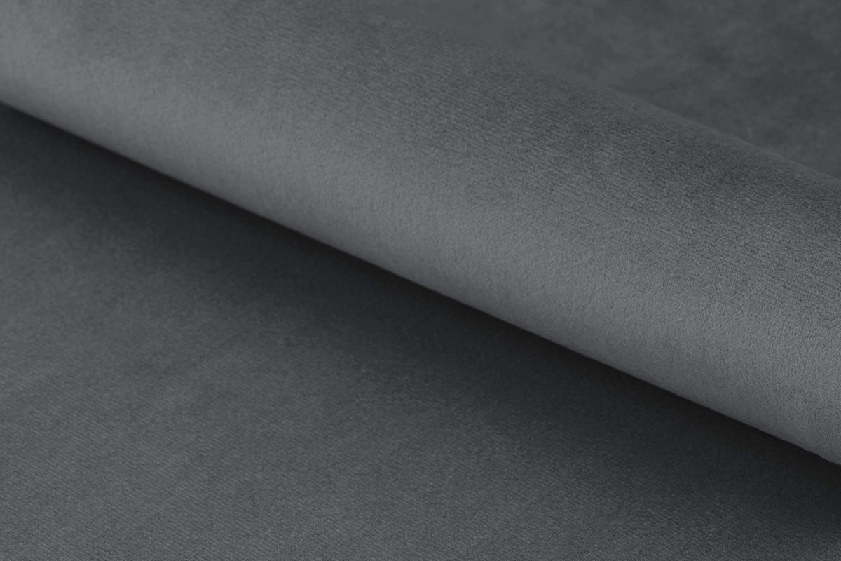 B�rostuhl aus anthrazitfarbenem Samt - DRIFT