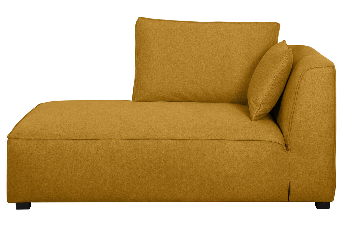 Chaiselongue in kumingelben Bezug PLURIEL