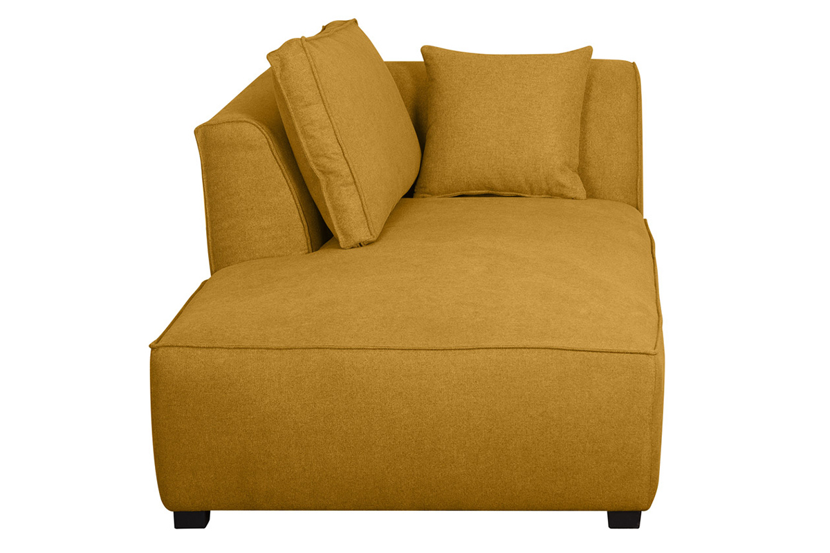 Chaiselongue in kumingelben Bezug PLURIEL