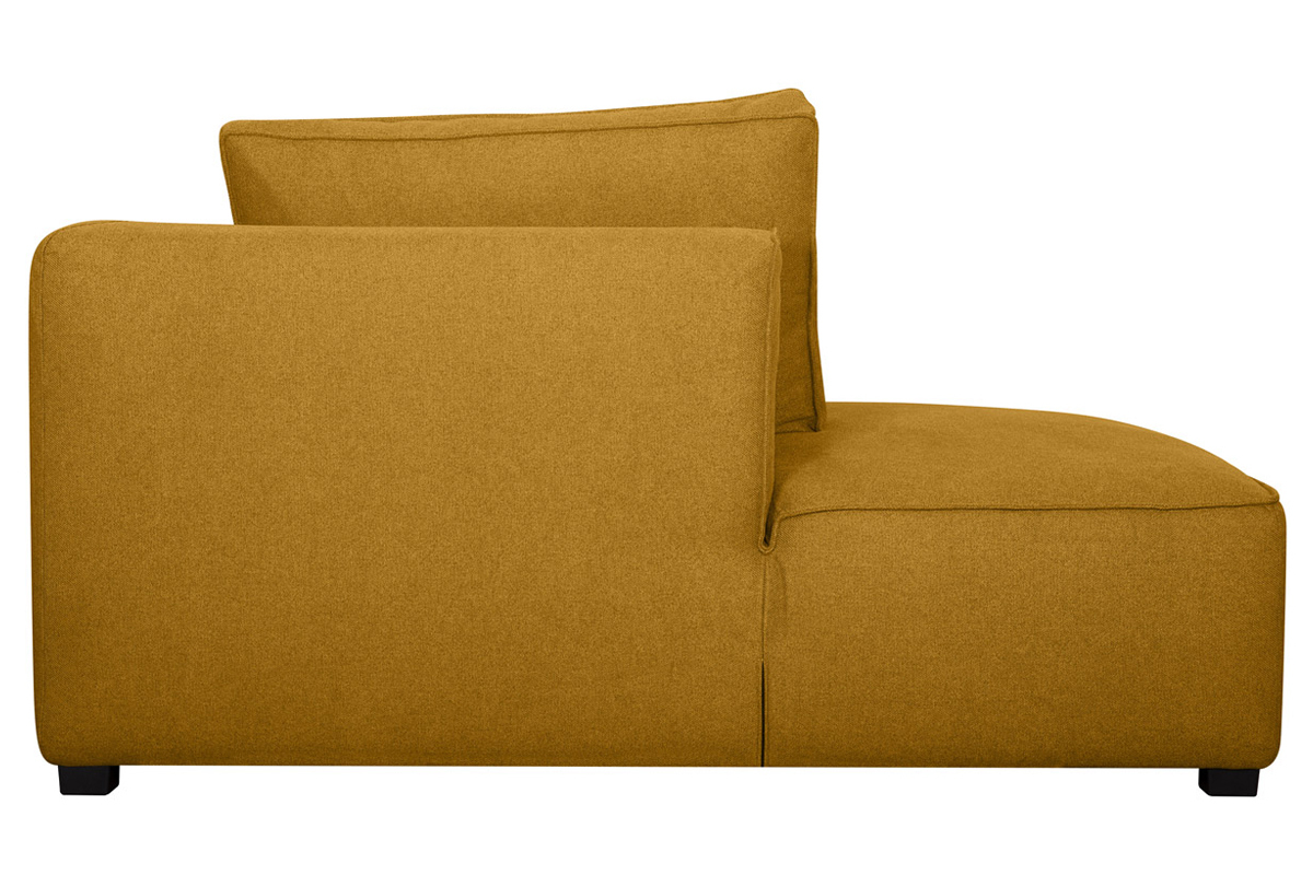 Chaiselongue in kumingelben Bezug PLURIEL