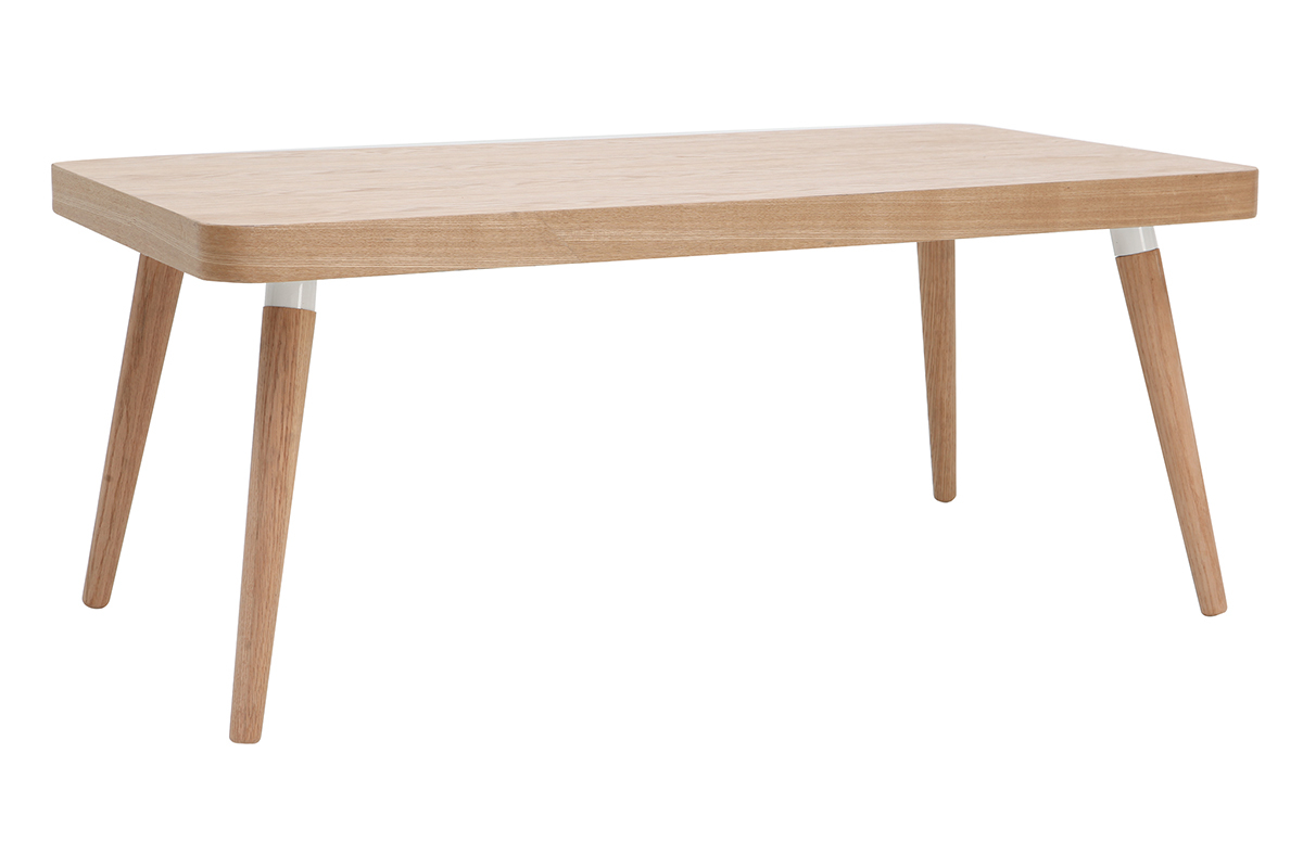 Couchtisch aus heller Eiche TOTEM