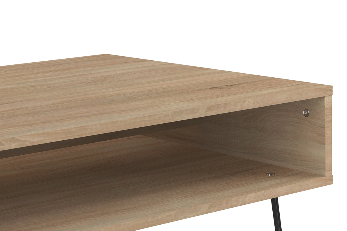 Couchtisch LUMY aus Holz und Metall