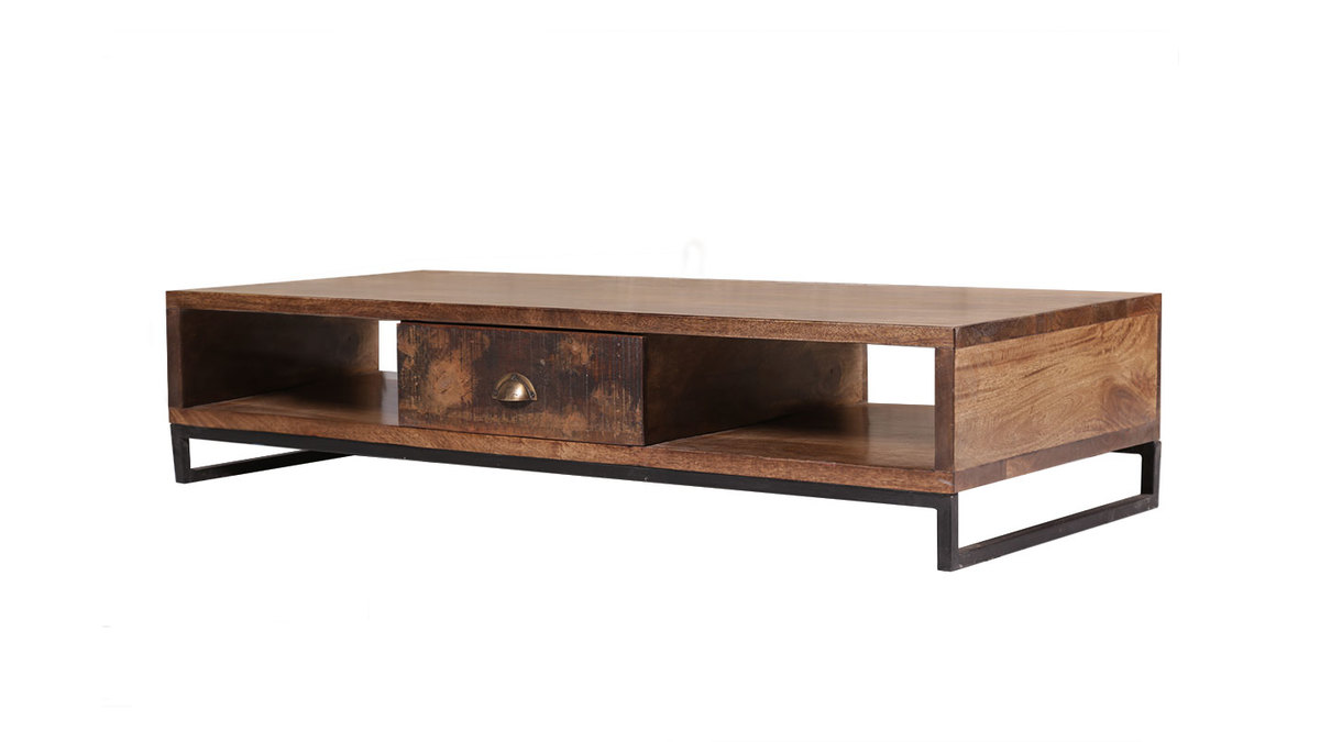 Couchtisch recyceltes Holz MADRAS