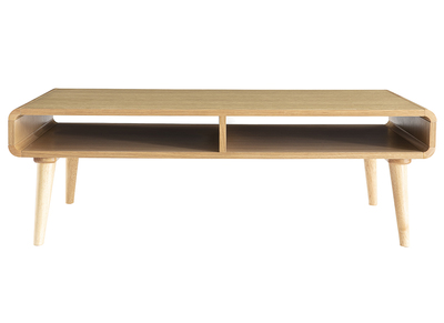 Couchtisch skandinavisch helle Eiche und Grau COPENHAGUE