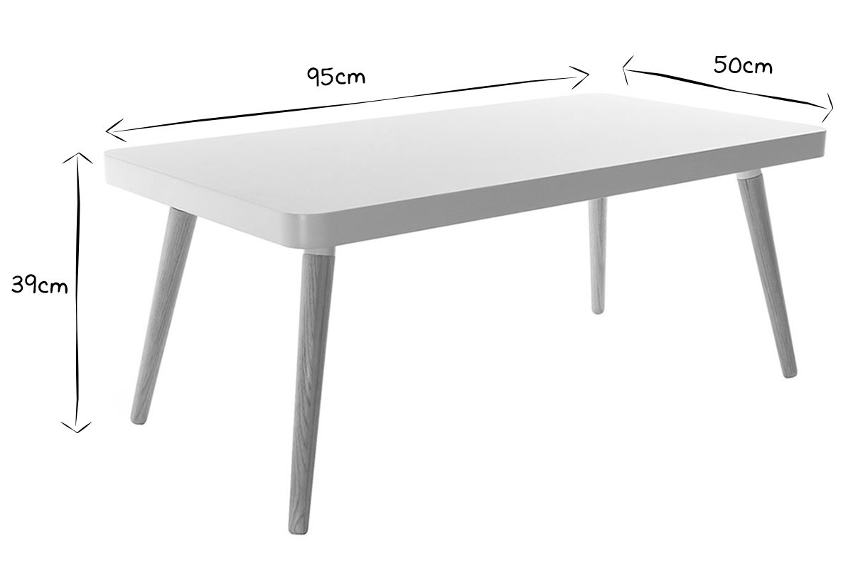 Couchtisch skandinavisches Design TOTEM