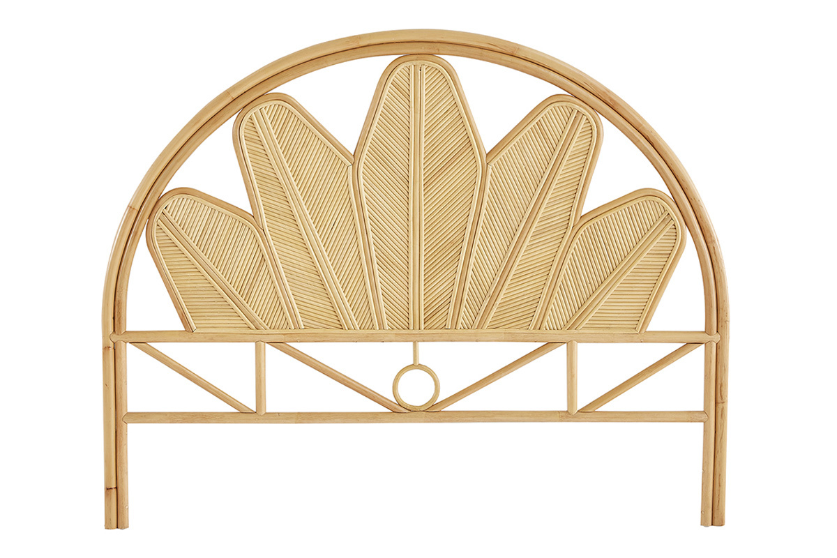 Dekoratives Bettkopfteil aus Rattan B160 cm NALAH