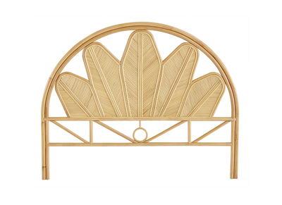 Dekoratives Bettkopfteil aus Rattan B160 cm NALAH