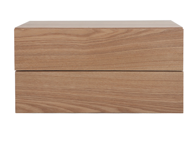 Design-Ablagekasten Holz 2 Schubladen MAX
