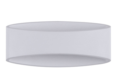 Design-Außenleuchte oval aus weißem Metall MODE - Design-Außenleuchte oval aus weißem Metall MODE