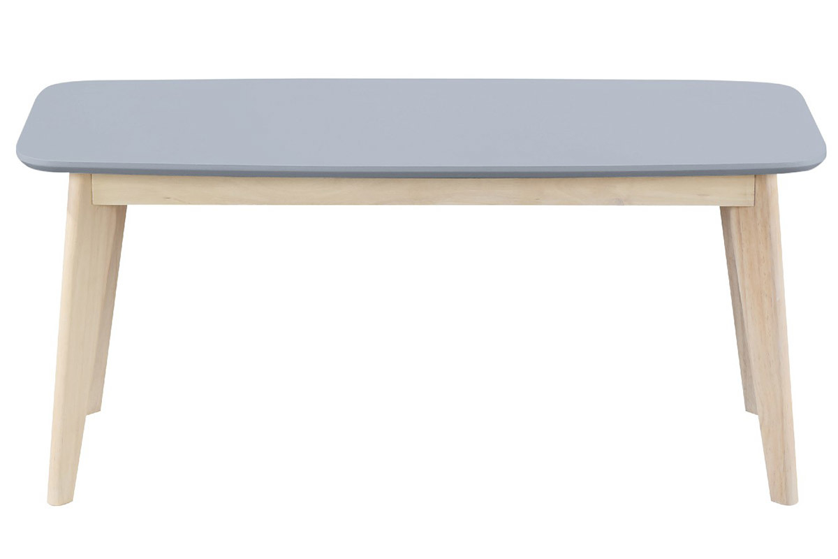 Design-Bank LEENA 100 cm hellgrau