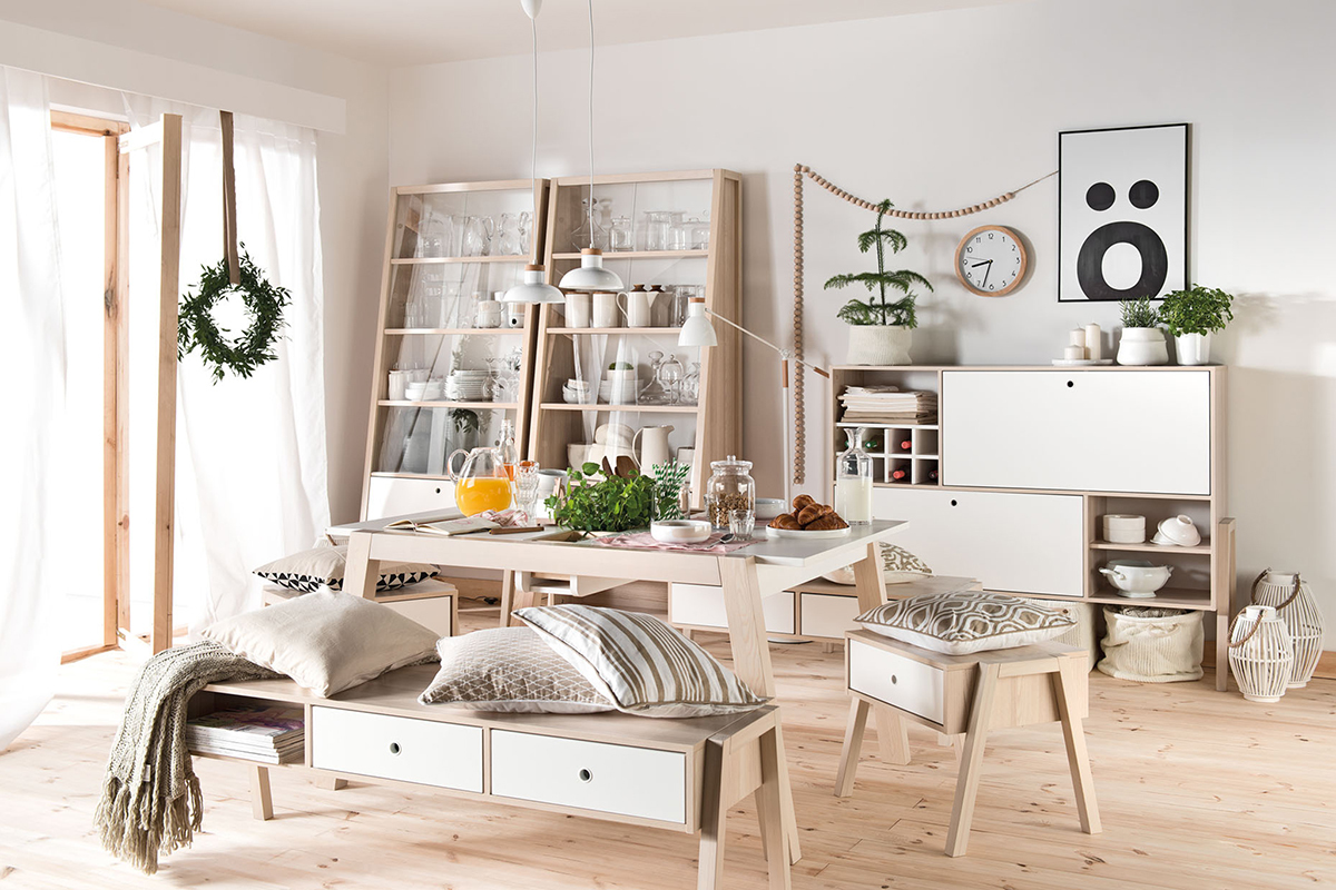 Design-Bank mit Stauraum EASY