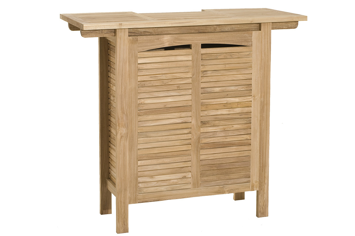 Design-Bar aus Teakholz ABACOS