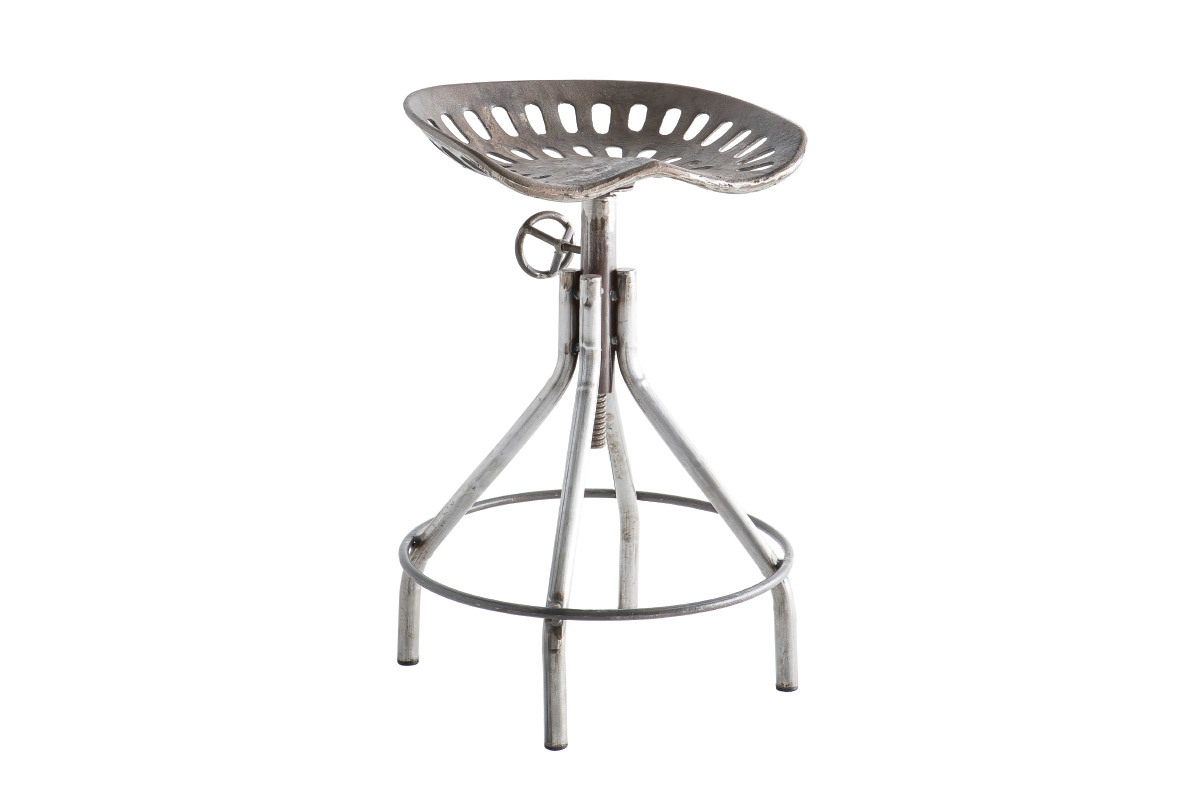Design-Barhocker DALLY aus Metall 75 cm
