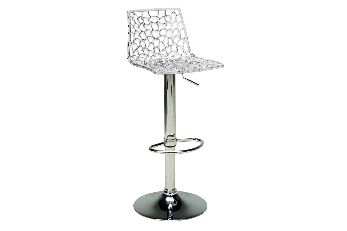 Design-Barhocker durchsichtig ATRAX