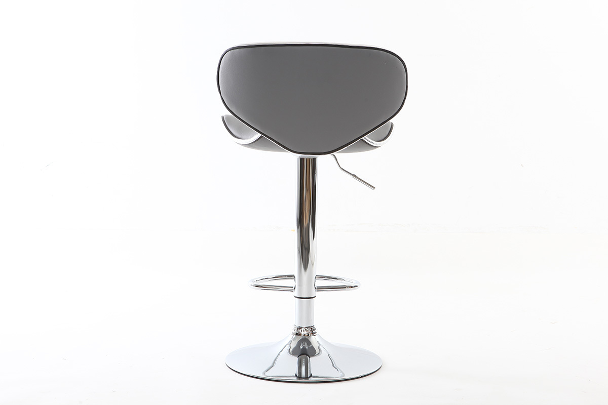 Design-Barhocker grau (2er-Set) PEGASE